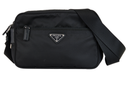 Re-Nylon Shoulder Bag, Nylon, Black, 255, DB, 2*